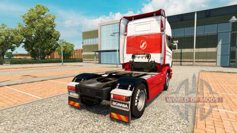 Скин JSL на тягач Scania для Euro Truck Simulator 2
