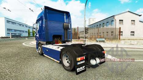 Скин Pieter Smit на тягач DAF XF 105.510 для Euro Truck Simulator 2