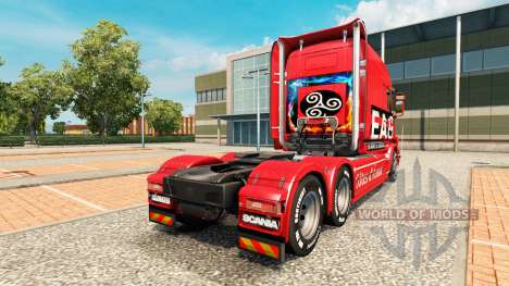 Скин EAG на тягач Scania T для Euro Truck Simulator 2