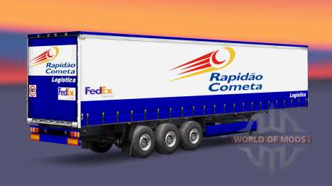 Скин Rapidao Cometa на полуприцеп для Euro Truck Simulator 2