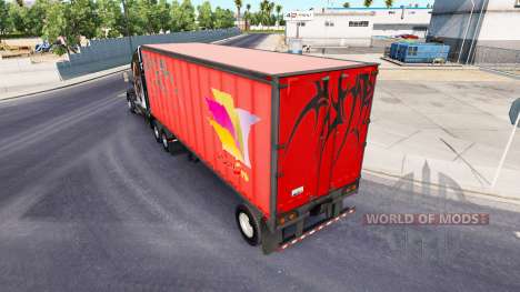 Полуприцепы с реальными логотипами компаний для American Truck Simulator