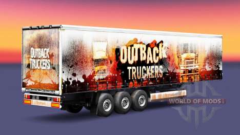 Скин Outback Truckers на полуприцеп для Euro Truck Simulator 2
