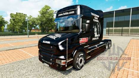 Скин Fulda на тягач Scania T для Euro Truck Simulator 2
