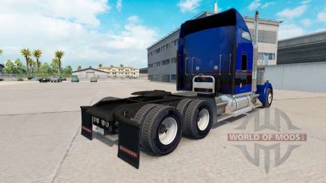 Скин Black & Blue Vintage на тягач Kenworth W900 для American Truck Simulator