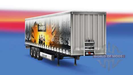 Скин Asphalt Cowboys на полуприцеп для Euro Truck Simulator 2