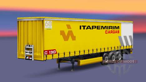 Скин Itapemirim Cargas на полуприцеп для Euro Truck Simulator 2
