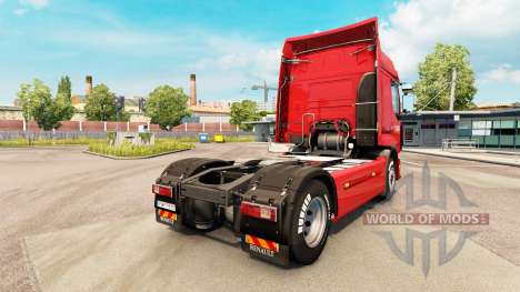 Скин Norbert Dentressangle на тягач Renault для Euro Truck Simulator 2