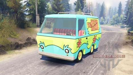 The Mystery Machine [Scooby-Doo] для Spin Tires