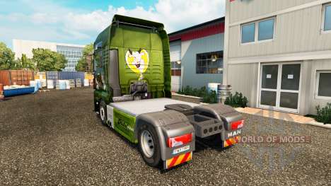 Скин Die Milch machts на тягач MAN для Euro Truck Simulator 2