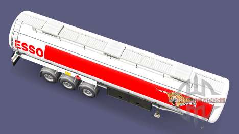 Топливный полуприцеп ESSO для Euro Truck Simulator 2