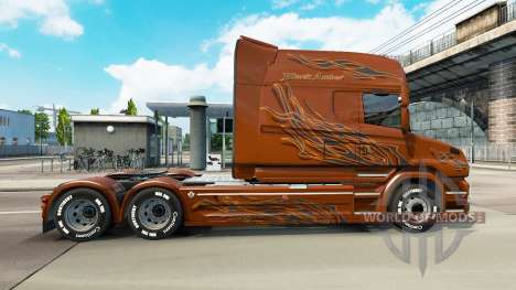 Scania T Longline [Black Amber] для Euro Truck Simulator 2