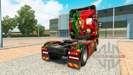 Скин Portugal Copa 2014 на тягач Scania для Euro Truck Simulator 2