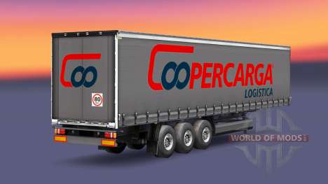 Скин Coopercarga Logistic на полуприцепы для Euro Truck Simulator 2