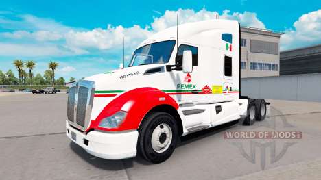 Скин Pemex на тягач Kenworth для American Truck Simulator