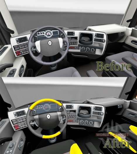 Скин Get FKD на тягач Renault для Euro Truck Simulator 2