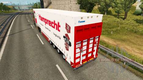 Шторный полуприцеп Krone Hamprecht для Euro Truck Simulator 2