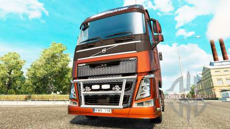 Кенгурятник на тягач Volvo для Euro Truck Simulator 2