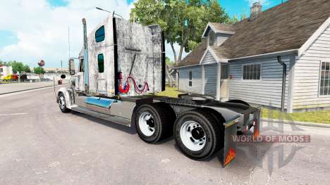 Скин Grunge Metal на тягач Freightliner Coronado для American Truck Simulator