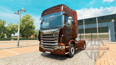 Скин Ferrugem v2.0 на тягач Scania для Euro Truck Simulator 2