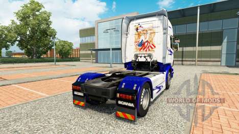 Скин American Dream на тягач Scania для Euro Truck Simulator 2