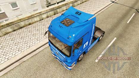 Скин Volkswerft Stralsund на тягач Mercedes-Benz для Euro Truck Simulator 2