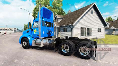 Скин uShip на тягач Peterbilt для American Truck Simulator