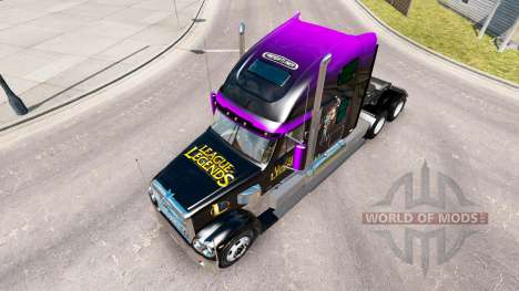 Скин League of Legends на Freightliner Coronado для American Truck Simulator