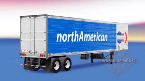 Рефрижераторный полуприцеп North American для American Truck Simulator