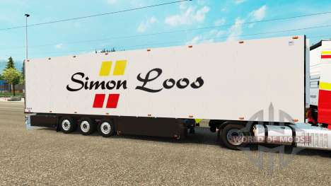 Полуприцеп-рефрижератор Schmitz Simon Loos для Euro Truck Simulator 2