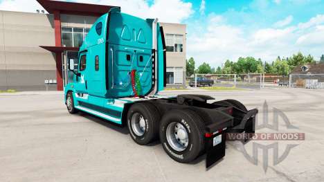 Скин TUM на тягач Freightliner Cascadia для American Truck Simulator