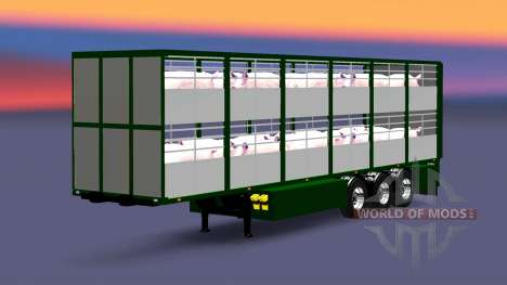 Полуприцеп-скотовоз Ferkel Trans v2.0 для Euro Truck Simulator 2