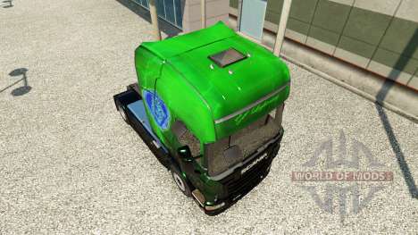 Скин Exclusive Metallic на тягач Scania для Euro Truck Simulator 2