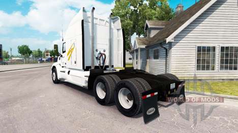 Скин Swift Transportation на тягач Peterbilt для American Truck Simulator