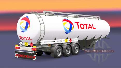 Топливный полуприцеп Total для Euro Truck Simulator 2