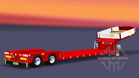 Низкорамный трал Doll Vario для Euro Truck Simulator 2