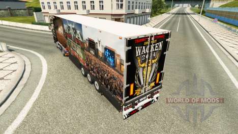 Полуприцеп Schmitz Cargobull 25 Jahre Wacken для Euro Truck Simulator 2