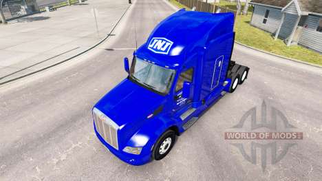 Скин JNJ Express Inc. на тягач Peterbilt для American Truck Simulator