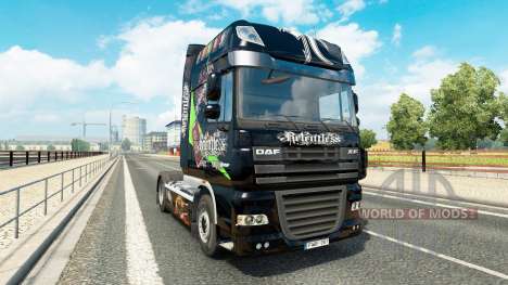 Скин Relentless на тягач DAF для Euro Truck Simulator 2
