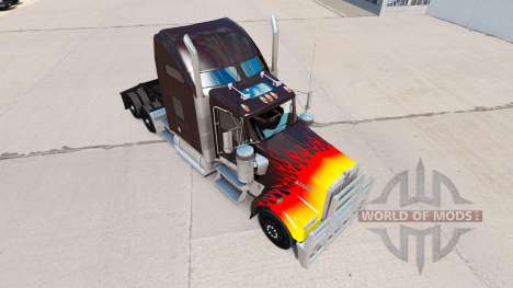 Скин HotRod на тягач Kenworth W900 для American Truck Simulator