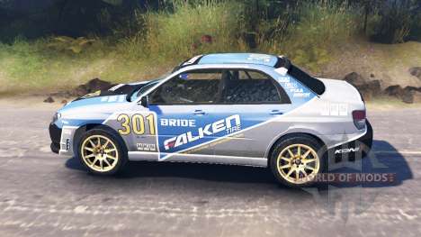 Subaru Impreza WRX 2007 для Spin Tires