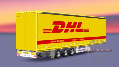 Полуприцеп Wielton DHL для Euro Truck Simulator 2