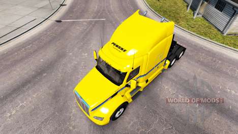 Скин Penske на тягач Peterbilt для American Truck Simulator