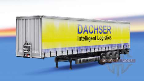Скин Dachser v1.1 на полуприцеп для Euro Truck Simulator 2