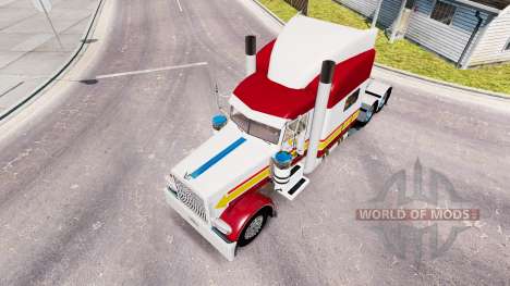Скин IN-N-OUT на тягач Peterbilt 389 для American Truck Simulator
