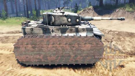 Panzerkampfwagen VI Tiger для Spin Tires