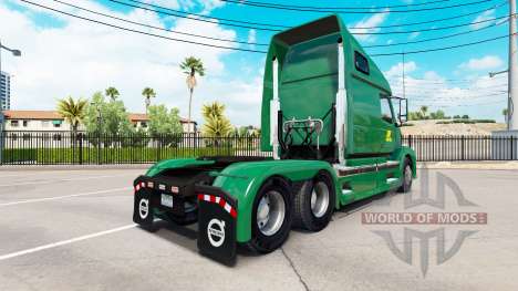 Скин ABF Freight System Inc. на Volvo VNL 670 для American Truck Simulator