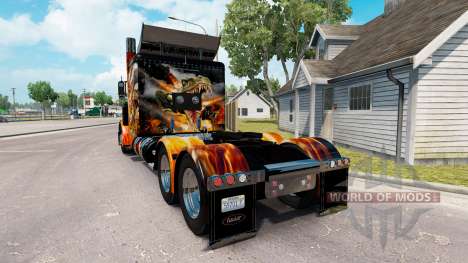 Скин Big Bang на тягач Peterbilt 389 для American Truck Simulator