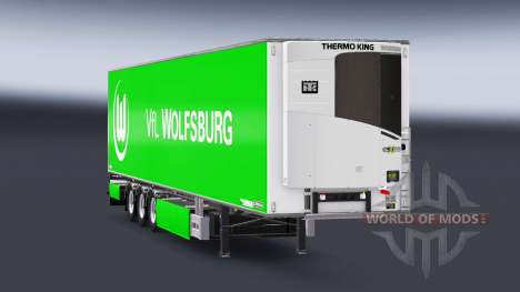 Полуприцеп Chereau VfL Wolfsburg для Euro Truck Simulator 2