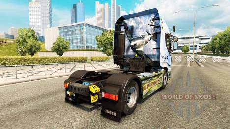 Скин Supermarine Spitfire на тягач Iveco для Euro Truck Simulator 2