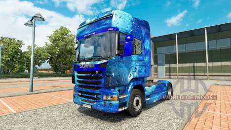 Скин Water на тягач Scania для Euro Truck Simulator 2